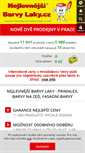 Mobile Screenshot of nejlevnejsi-barvy-laky.cz